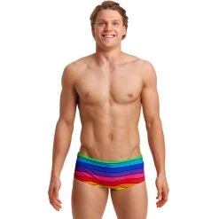 Funky Trunks - Rainbow Racer - Mens Sidewinder Trunks