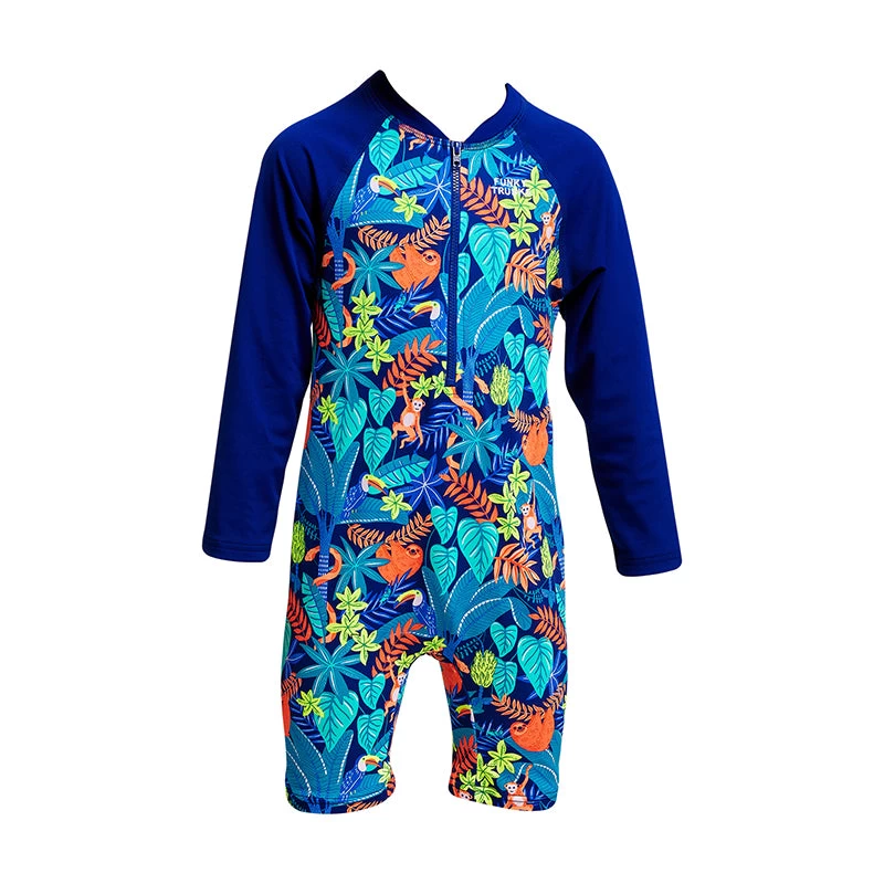 Funky Trunks - Slothed - Toddler Boys Go Jump Suit - Image 2