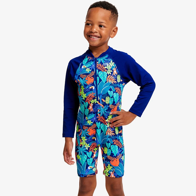 Funky Trunks - Slothed - Toddler Boys Go Jump Suit - Image 4