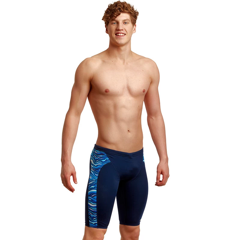 Funky Trunks - Wild Water - Mens Eco Training Jammers - Image 5