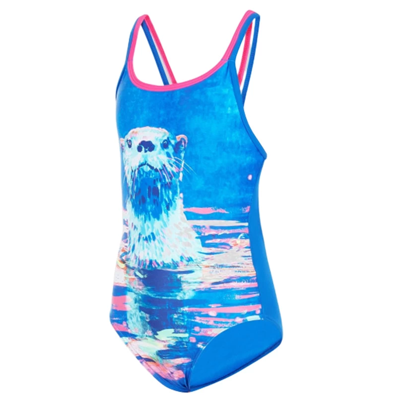 Maru - Artie Pacer Arrow Back Girls Swimsuit - Blue - Image 3