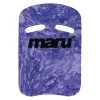 Maru - Swirl Two Grip Fitness Kickboard - Dark Purple/Purple