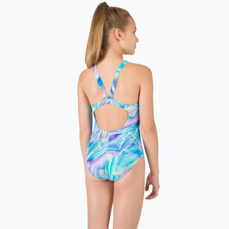 Nike - Girls Hydrastrong Multiple Prints Fastback One Piece (Cool Multi) - Image 2