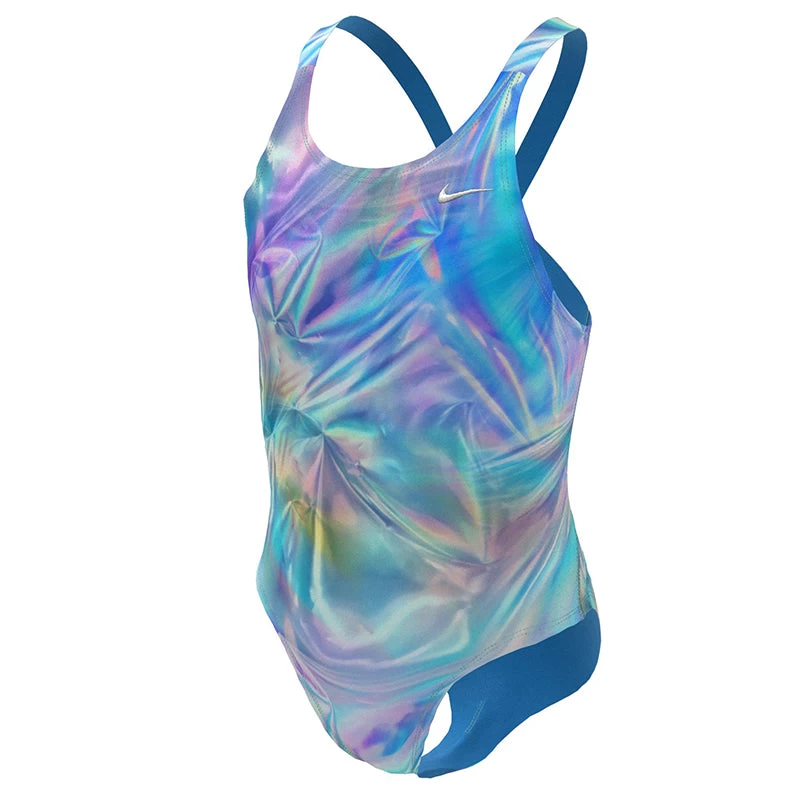 Nike - Girls Hydrastrong Multiple Prints Fastback One Piece (Cool Multi) - Image 3