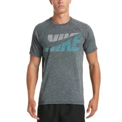 Nike - Heather Tilt Short Sleeve Hydroguard (Black)