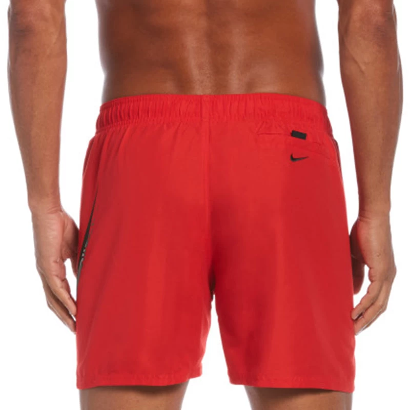 Nike - Men's Swim Liquify Swoosh 5" Volley Short (University Red) - Image 2