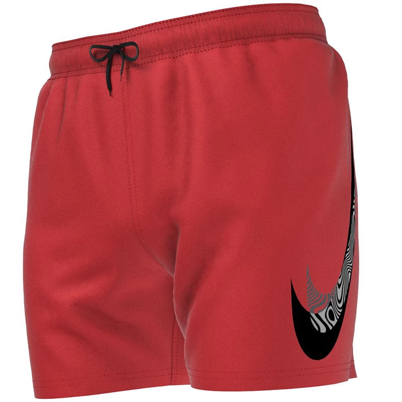 Nike - Men's Swim Liquify Swoosh 5" Volley Short (University Red) - Image 3