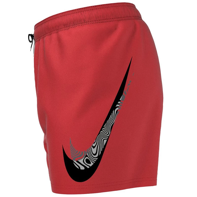 Nike - Men's Swim Liquify Swoosh 5" Volley Short (University Red) - Image 4