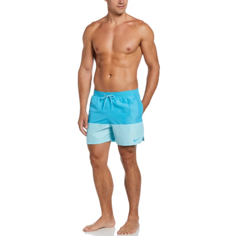 Nike - Swim Men's Split 5" Volley Short (Chlorine Blue) - Image 3