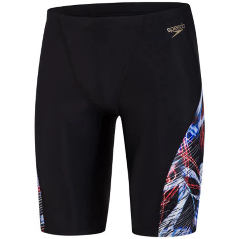 Speedo - ColourSplash V-Cut Jammer - Black/Red/White - Image 2