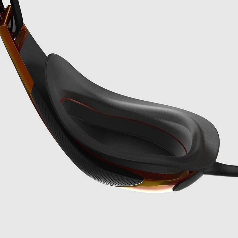 Speedo - Fastskin Hyper Elite Mirror Adult Goggles - Black/Gold - Image 4