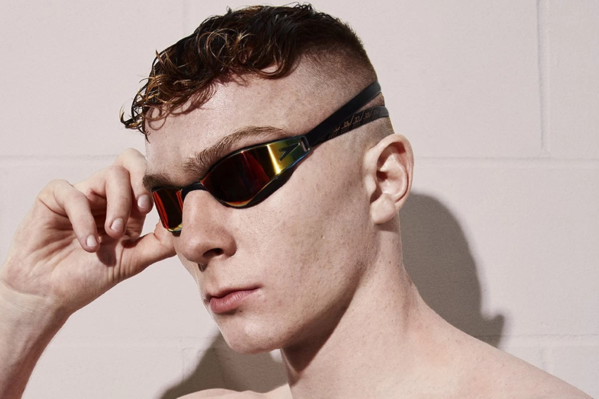 Speedo - Fastskin Hyper Elite Mirror Adult Goggles - Black/Gold - Image 6