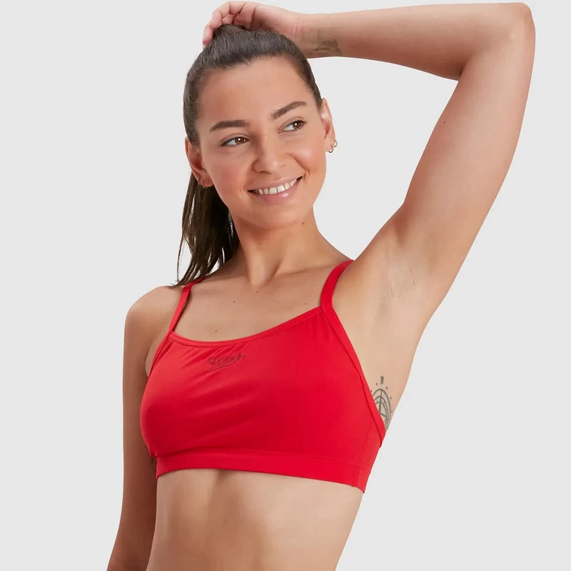Speedo - Women's Eco Endurance+ Thinstrap Bikini 2Piece - Red - Image 5