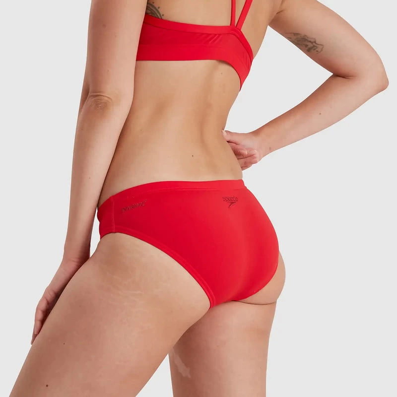 Speedo - Women's Eco Endurance+ Thinstrap Bikini 2Piece - Red - Image 6