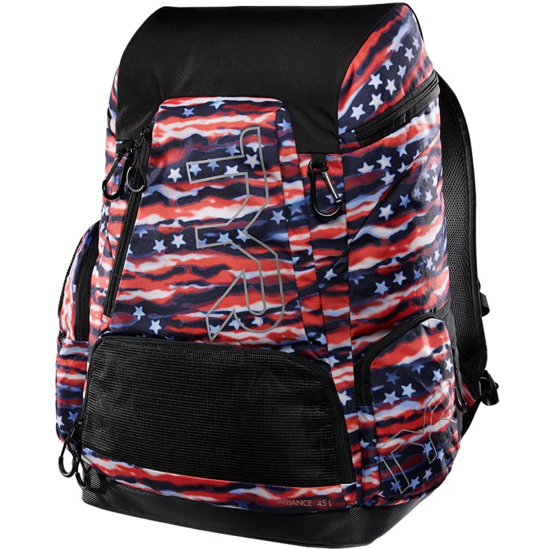 TYR - Alliance 45L Backpack All American Print - Red/White/Blue