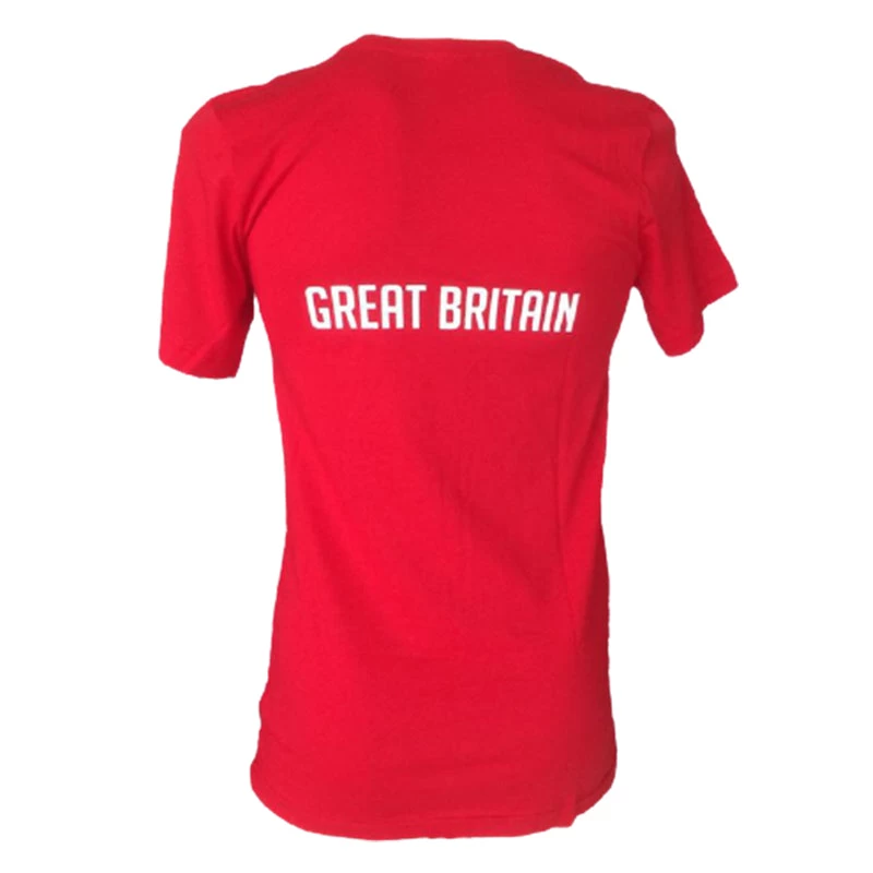 TYR - Unisex T-Shirt Short Sleeve British Federation - Red - Image 2