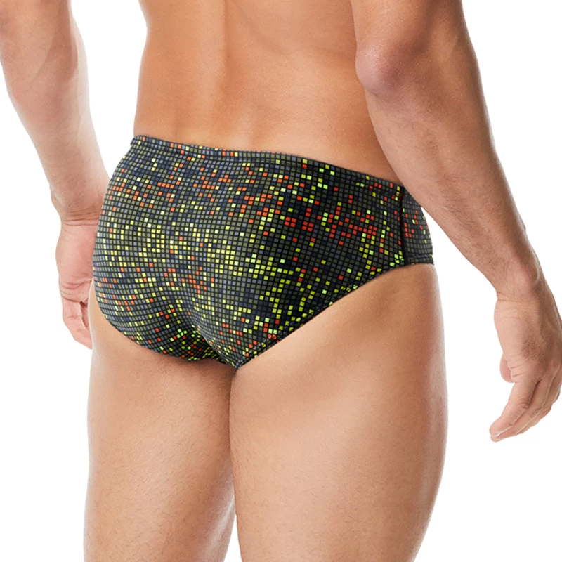 TYR - Men’s Atomic Racer Swimsuit - Black/Multi - Image 2