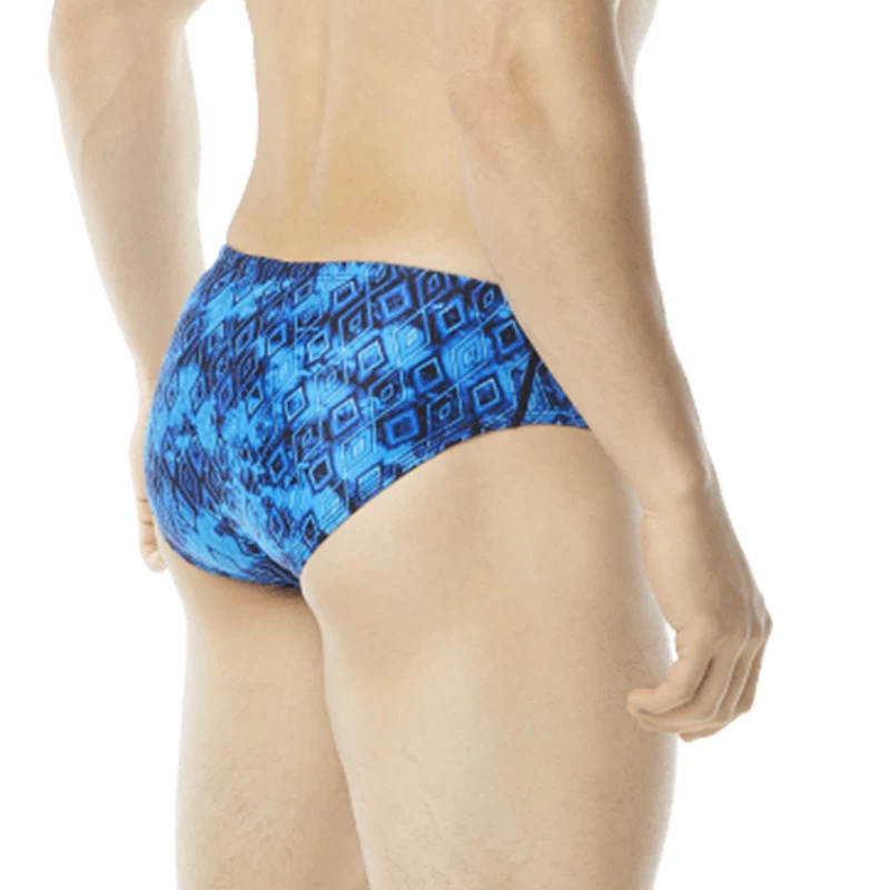 TYR - Men’s Glacial All Over Racer Swimsuit - Blue - Image 2