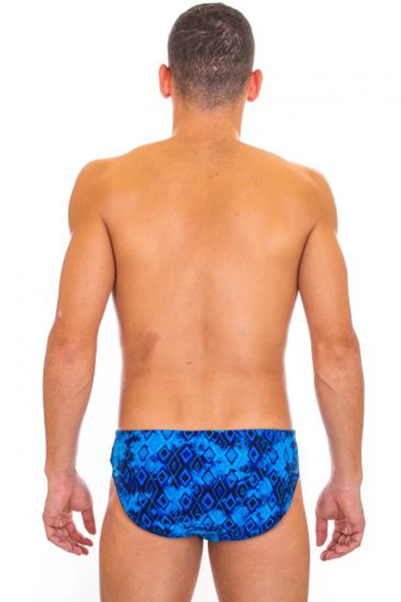 TYR - Men’s Glacial All Over Racer Swimsuit - Blue - Image 7