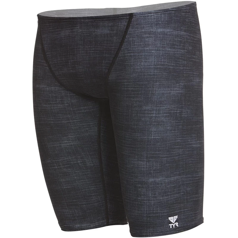 TYR - Men’s Sandblasted Allover Training Jammer - Black - Image 3