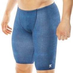 TYR - Men’s Sandblasted Allover Training Jammer - Navy