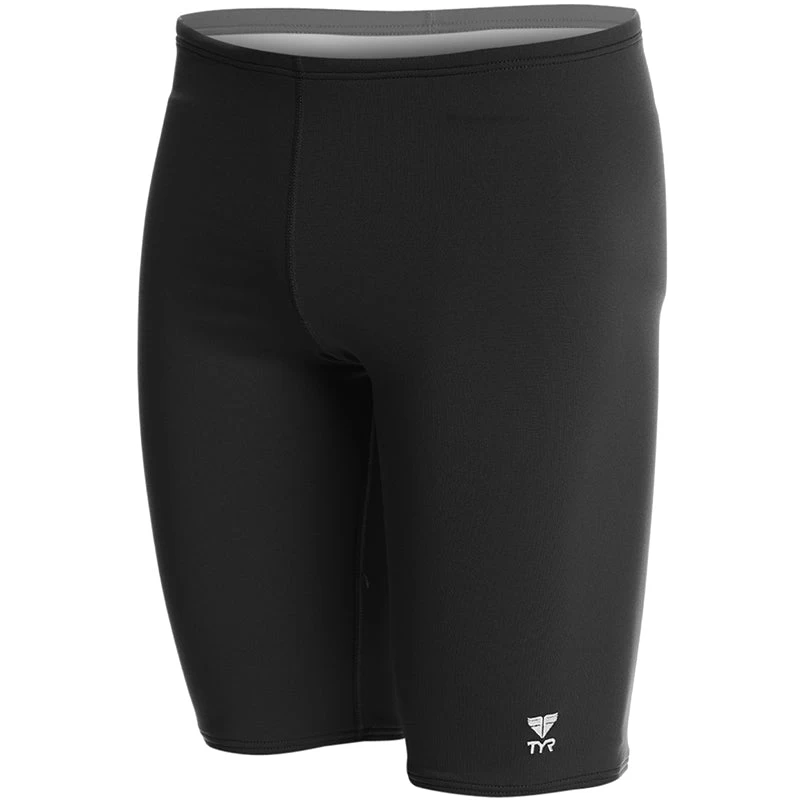 TYR - Men’s Solid Durafast Jammer Swimsuit - Black - Image 3