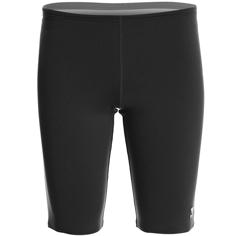 TYR - Men’s Solid Durafast Jammer Swimsuit - Black - Image 4