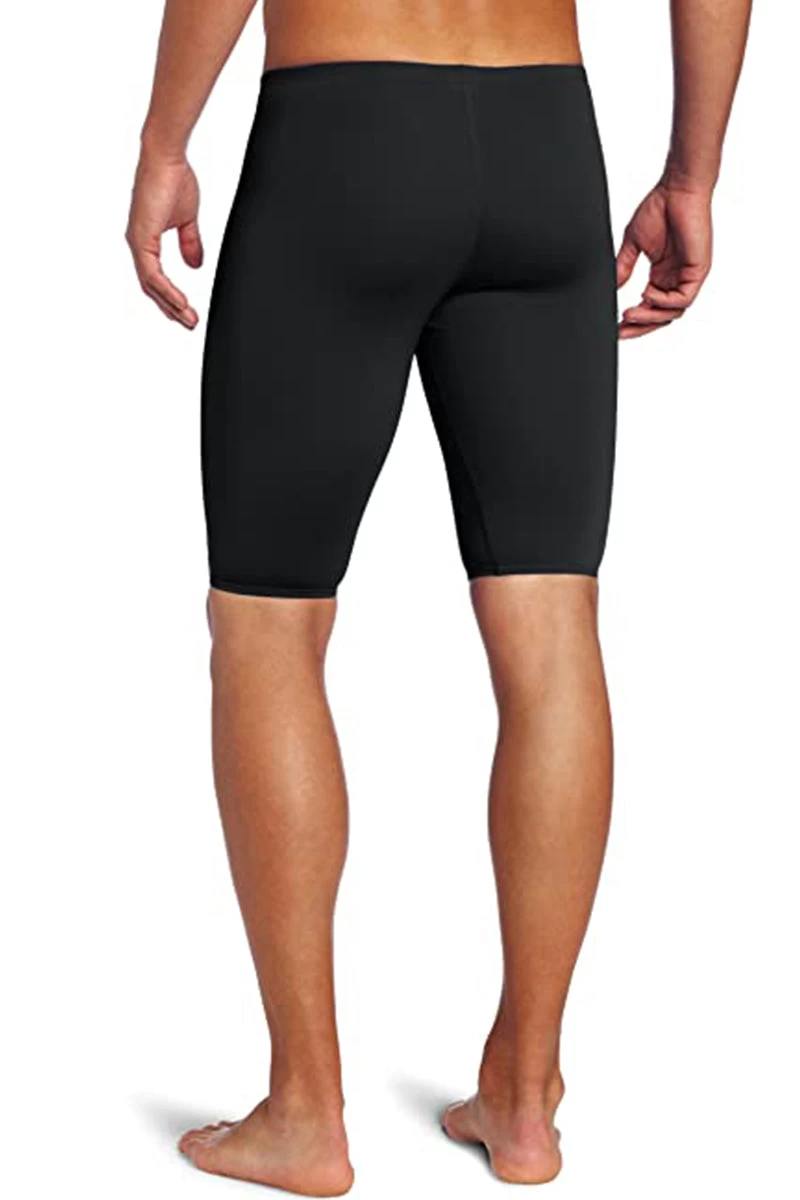 TYR - Men’s Solid Durafast Jammer Swimsuit - Black - Image 7