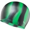 TYR - Multi-Color Silicone Swim Hat - Black/Green