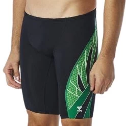 TYR - Phoenix Splice Mens Jammer - Black/Green